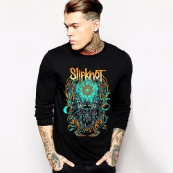 Black Slipknot Knot Long Sleeve Tee Shirt
