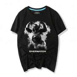  Blizzard Overwatch Ink Print Winston Graphic Tees