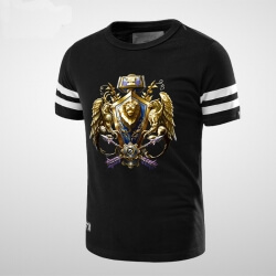 Blizzard WOW Alliance Logo T-shirt para homem