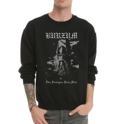 Hoodie do metal do preto de Burzum para homens