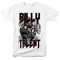 캐나다 Billy Talent 화이트 서프라이즈 티셔츠 메탈 락 셔츠