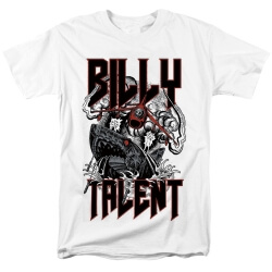 Cămăși metalice cu surpriză alb Billy Talent White