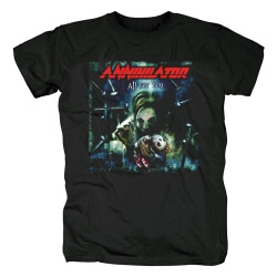 T-Shirt con fascia annientata in metallo Canada Rock Graphic Tees