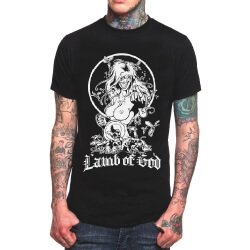 Klassisk Lamb of God Rock Band T-shirt