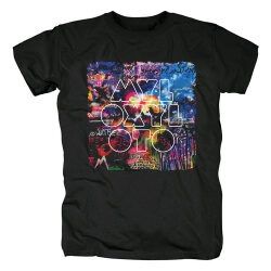 Coldplay Mylo Xyloto Camisetas T-shirt britânico do grupo de rock