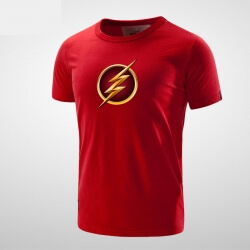 Cool Black Flash T Shirt Men