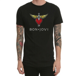 เสื้อยืด Bon Jovi Rock Metal สำหรับเยาวชน