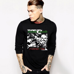 Cool Fishbone Tshirt Long Sleeve Rock Band Tee