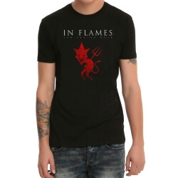 Cool In Flames Heavy Metal Rock Band Tshirt