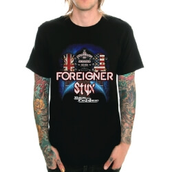 Cool Foreigner Rock Band Tee Shirt