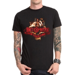 เสื้อยืดวงดนตรี Hatesphere Rock Band สุดเจ๋ง