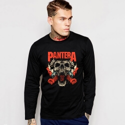 Cool Heavy Metal Pantera Band Tshirt Long Sleeve