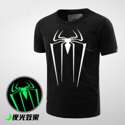 Cool Luminous Spiderman Costume T Shirt