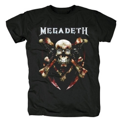 Megadeth cool t-shirts nous t-shirt de bande de métal