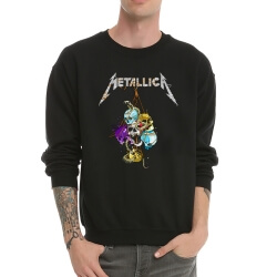 Cool Metallica Band Sweatshirt ras du cou