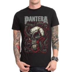 남성을위한 멋진 Pantera 해골 티셔츠