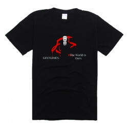 Cool V for Vendetta Black Tshirt