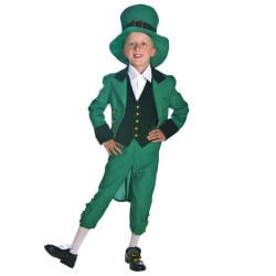 Cosplay Costume Kids Irish Fairy Children's Day Performance Clothing Green Top Quality 
