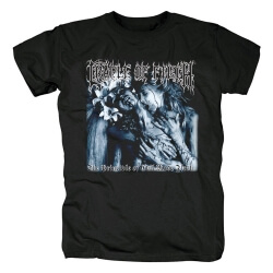 Cradle Of Filth Tee Shirts Camiseta punk de metal negra del Reino Unido