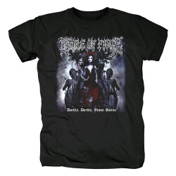 Cradle Of Filth Tshirts Tricou din punk din metal negru din Marea Britanie