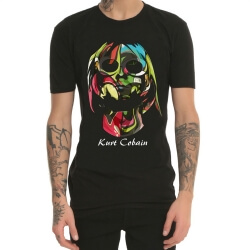 Yaratıcı Kurt Cobain Grunge Rock T Gömlek