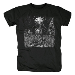 Círculo de Darkthrone as camisas do metal do preto do t-shirt dos vagões