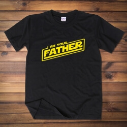 Darth Vader ฉันเป็นพระบิดาของคุณเสื้อยืด Cool