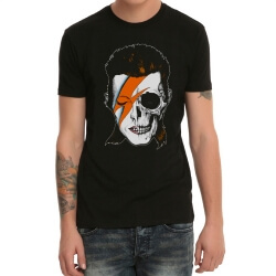 David Bowie Band Rock T-Shirt Black Heavy Metal 