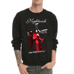 Death Band Nightwish Sort Sweatshirt Herre