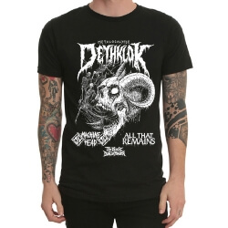 Dethklok Band Rock T-Shirt kim loại nặng màu đen 