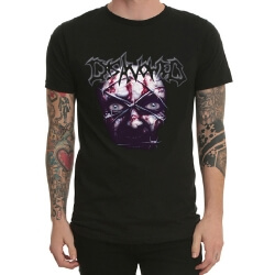 disavowed วงร็อคเสื้อยืดสีดำหนักโลหะตี๋