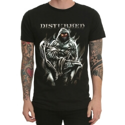 Disturbed Band Rock T-Shirt Black Heavy Metal Tee