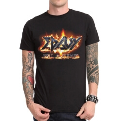 Ed Guy Band Rock T-Shirt Noir Heavy Metal 