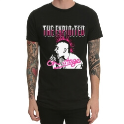Exploited Metallic Rock Print T-Shirt