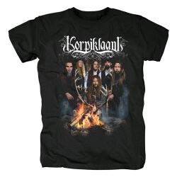Finland Korpiklaani T-Shirt Metal Punk Graphic Tees