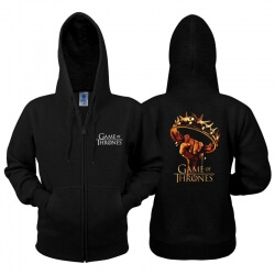 Sudadera con capucha y cremallera de Game of Thrones