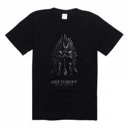 Game Of Thrones Tee Iron Throne Black T Shirt for Men