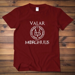 Game Of Thrones Tshirt VALAR MORGHULIS Zwart T-shirt