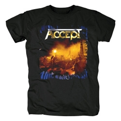 Germany Metal Rock Band Tees Accept T-Shirt