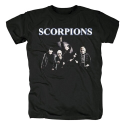 Tricou de fundal din metal Metal Rock Band Tees Scorpions Moon