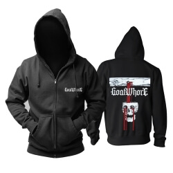 Sweatshirts cu capotă din capră Goatwhore Us Hoodie cu bandă metalică Punk Rock