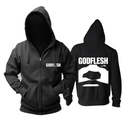 Cămașă de sudură din muzică Godflesh cu glugă