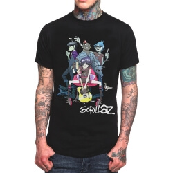 Gorillaz Electronic Rock Band Tee Shirt