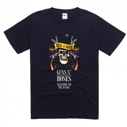 Guns And Roses Skull Tee T-shirts pour hommes