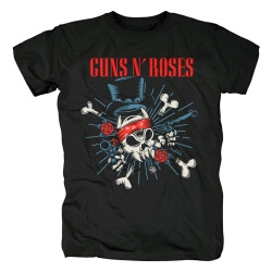 T-shirt da faixa dos rosas do N das armas nós camisetas