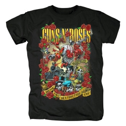 Guns N 'Roses 밴드 티 셔츠 Us 락 티셔츠