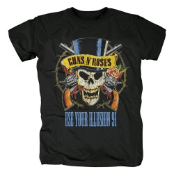 Guns N 'Roses Tees Us 메탈 펑크 락 티셔츠