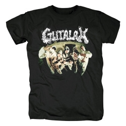 Gutalax Band T-Shirt République Tchèque Hard Rock Metal Tshirts