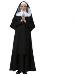 Halloween Easter Priest Jesus Maria Cosplay Costumes for Women