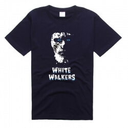 T-shirt blanc de marcheurs de Game of Thrones de Hbo